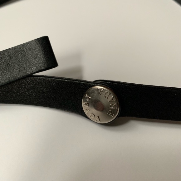 Prada black leather belt - Picture 2 of 2